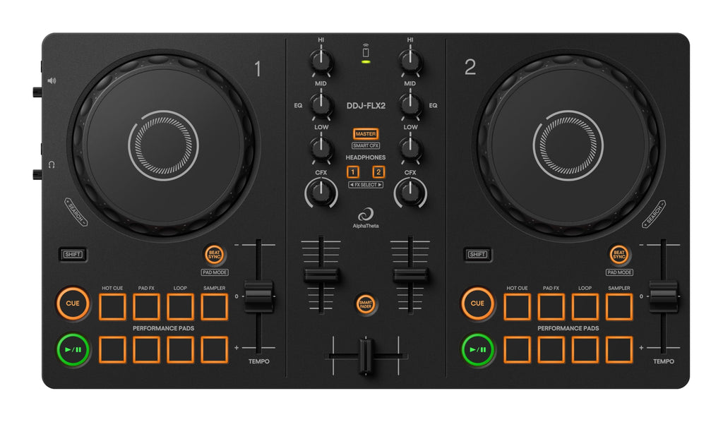 Contrôleur DJ 2 canaux DDJ-FLX2 USB rekordbox djay Serato DJ Lite portable léger