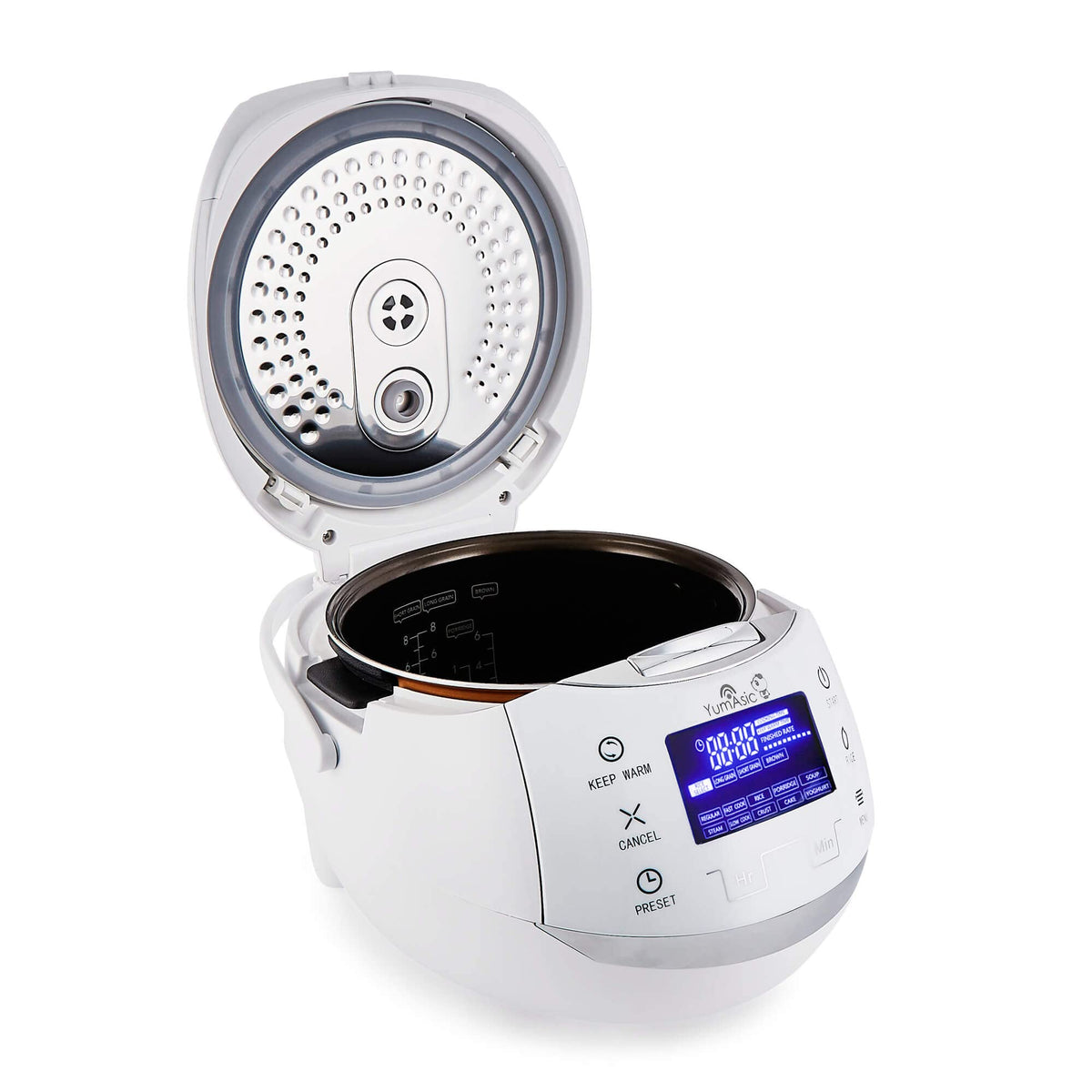 Cuiseur à riz multifonction Sakura 860 W avec bol céramique 1,5 L logique floue avancée 6 programmes riz et écran LED