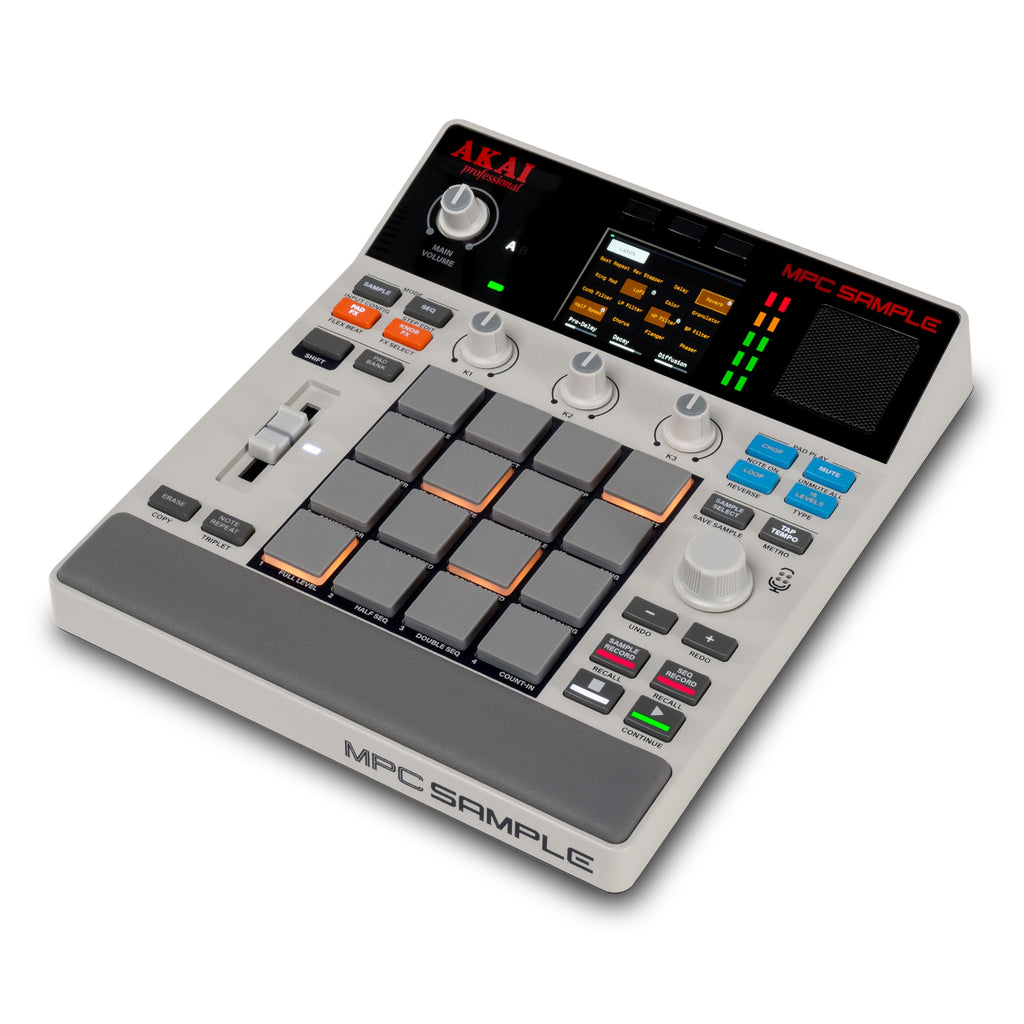 Échantillonneur Portable MPC 16 Pads USB-C Batterie Rechargeable avec Haut-Parleur Microphone pour Séquençage
