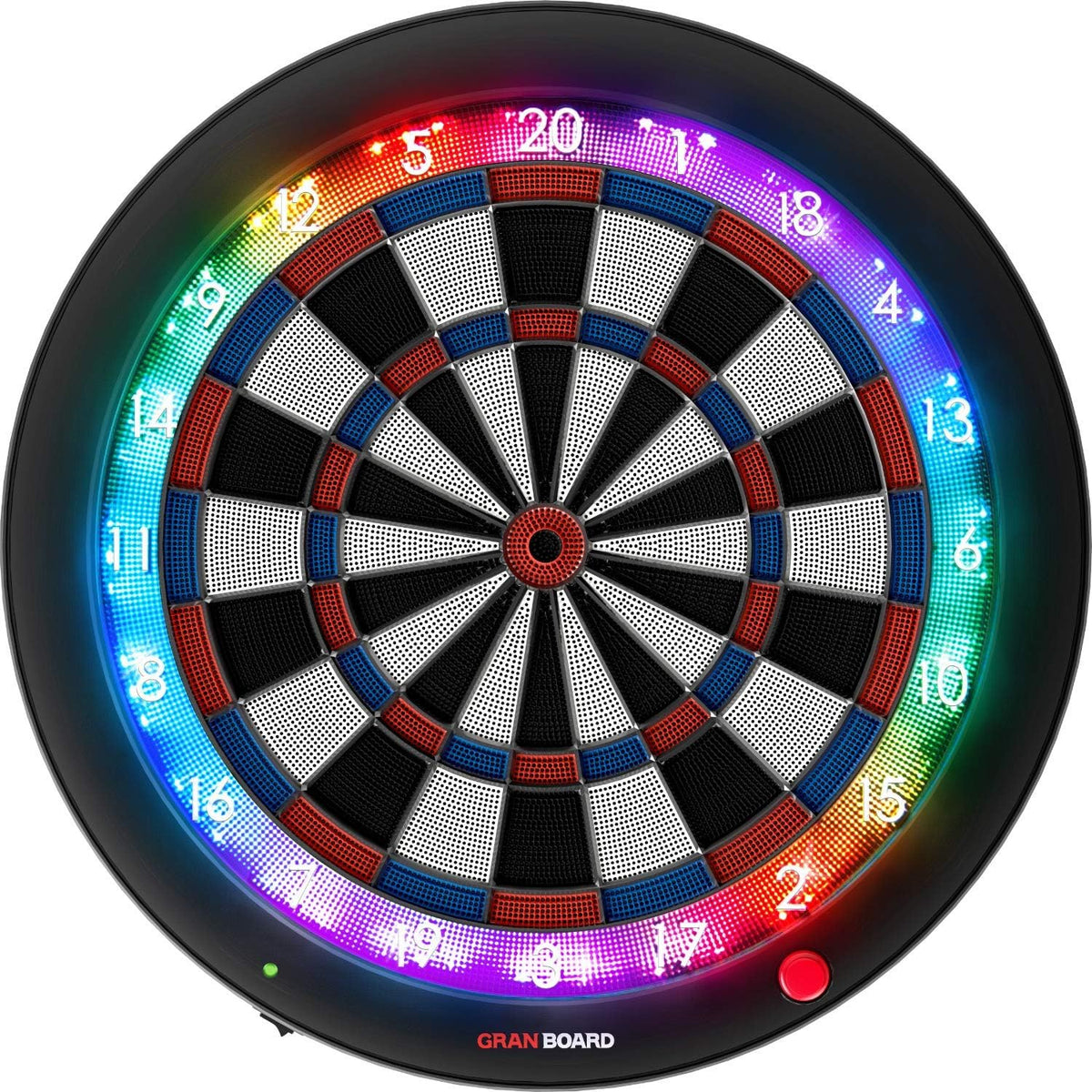 Jeu de fléchettes intelligent 3s Bluetooth 4.0 application mobile diamètre 60 cm piles AA bleu