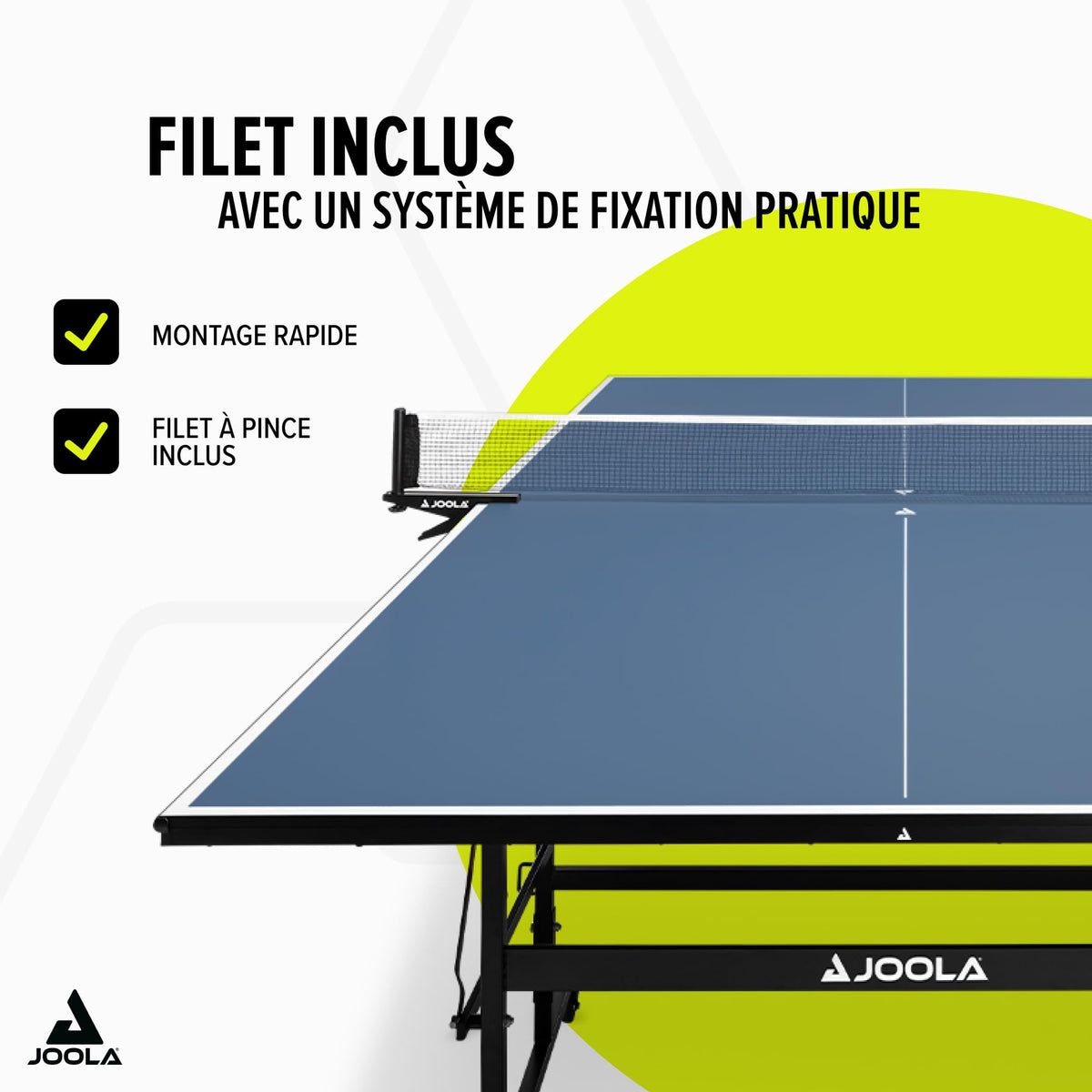 Table de Ping-Pong Indoor Pliable 274 x 152,5 x 76 cm Plateau 12 mm avec Filet Inclus