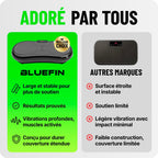 Plateforme Vibrante d’Exercice Corps Entier 180 Niveaux 5 Programmes Écran LCD Télécommande Câbles d’Entraînement Charge 100 kg