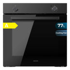 Four encastrable électrique Bolero Hexa C126000 77 L 2800 W convection vapeur Steam Base X2 inox foncé 5 positions