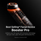 Appareil de soin visage Age-R Booster Pro 6-en-1 massage beauté noir raffermissant hydratant avec technologie de soin coréen