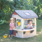 Maison de jardin enfant Mud Cooking House grand plan de travail 16 accessoires 139 x 132 x 144 cm modèle 7600810505