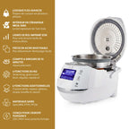 Cuiseur à riz multifonction Sakura 860 W avec bol céramique 1,5 L logique floue avancée 6 programmes riz et écran LED