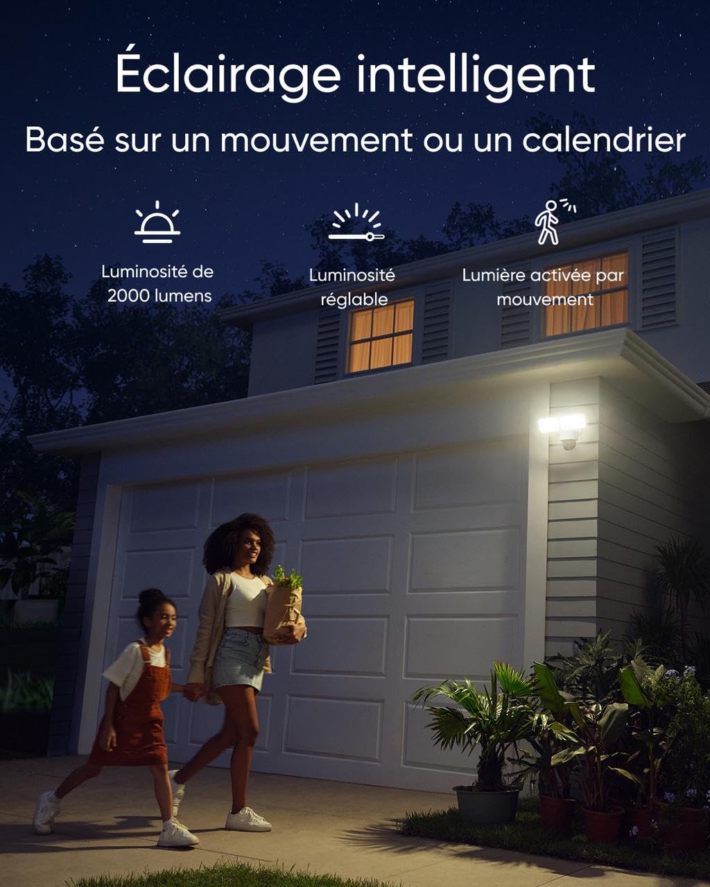 Sonnette vidéo E340 avec caméra double objectif 2K Full HD vision nocturne couleur carillon sans fil stockage local 128 Go WiFi