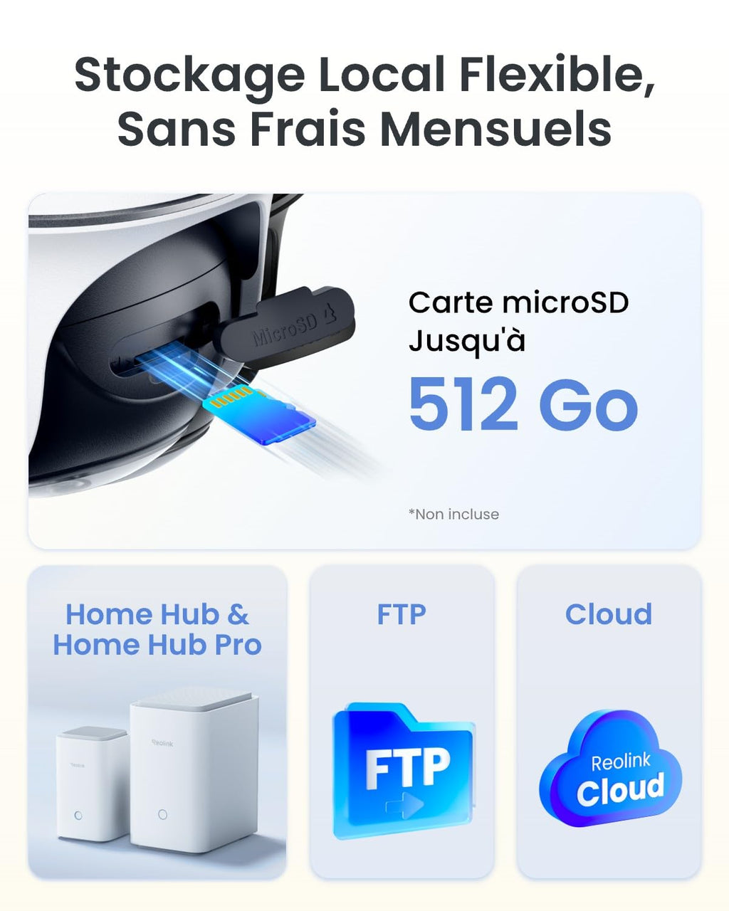 Caméra de Surveillance Extérieure WiFi 6 4K 8MP Argus PT Ultra Solaire PTZ 360° Suivi Automatique Détection IA Vision Nocturne Couleur Batterie