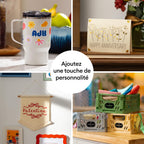 Machine de découpe créative Joy 2 compacte 11,4 cm avec Smart Vinyl Smart Iron-On papier cartonné et contenu numérique