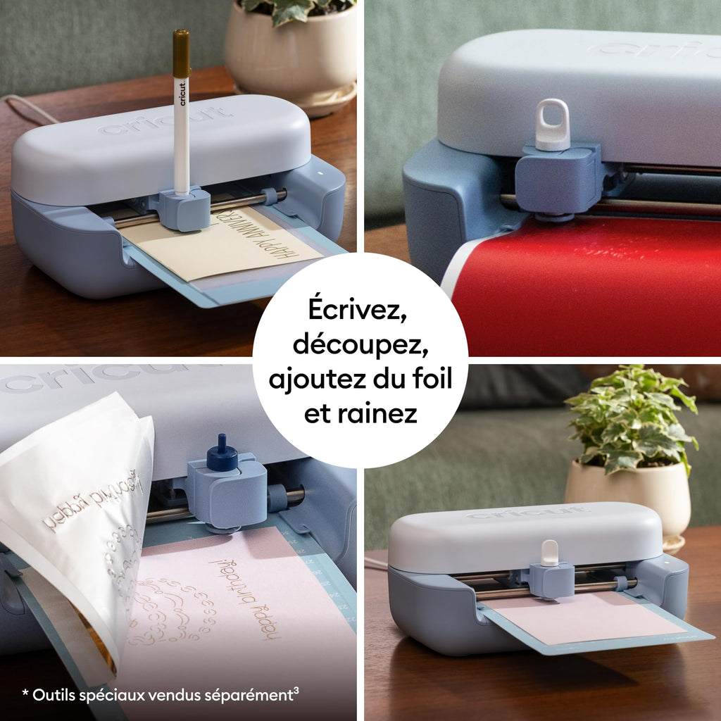 Machine de découpe créative Joy 2 compacte 11,4 cm avec Smart Vinyl Smart Iron-On papier cartonné et contenu numérique