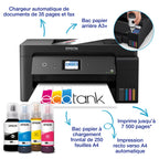 Imprimante Multifonction ET-15000 Réservoirs d’Encre A3+ Wi-Fi Recto Verso Automatique Numérisation Copie Fax ADF 35 Feuilles