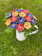 Fleur de prunier en céramique - Tuteur pour plante, décoration de jardin