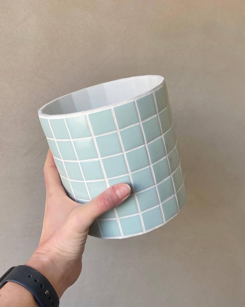 Cache-pot mosaïque Jungle Pop – Pot de fleur artisanal coloré