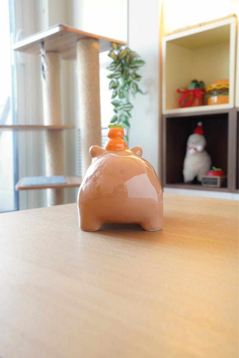 Capybara Couvercle Boîte à Mouchoirs en Céramique, Décoration Maison Salle de Bain