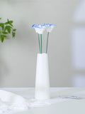 Fleurs en céramique bleu étoile de mer faites à la main, bouquet de fleurs éternelles pour décoration intérieure