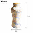 Vases en céramique pastel style crème glacée, ensemble de décoration d'intérieur