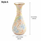Vases en céramique pastel style crème glacée, ensemble de décoration d'intérieur