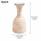 Vases en céramique pastel style crème glacée, ensemble de décoration d'intérieur