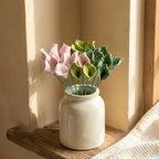 Céramique Calla Lily Tiges Florales Artisanales Pièces de Remplissage de Vase Décoration Intérieure