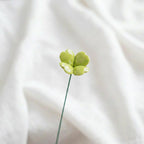 Tiges de plantes artificielles en céramique, feuille de lotus, gousse de lotus, trèfle à quatre feuilles, bouton de tulipe, décoration pour vase, imitation verdure, sans entretien