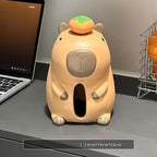 Chat en céramique Porte-mouchoirs, Boîte de mouchoirs en forme d'animal Kawaii, Décoration de bureau