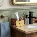 Porte-brosse à dents en céramique demi-fruit - Rangement salle de bain