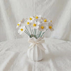 Céramique Tige de Fleur Cosmos Émaillée Décoration Intérieur 4,6 cm