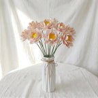 Fausses tiges de lotus en argile sculptée à la main, décoration d'intérieur pour vase, jaune/blanc/vert/orange/rose