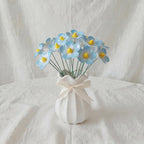 Céramique Tige de Fleur Cosmos Émaillée Décoration Intérieur 4,6 cm