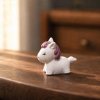 Figurines miniatures animaux en céramique artisanales - Lapin, canard, mouton, souris - Décoration bureau 2-3 cm